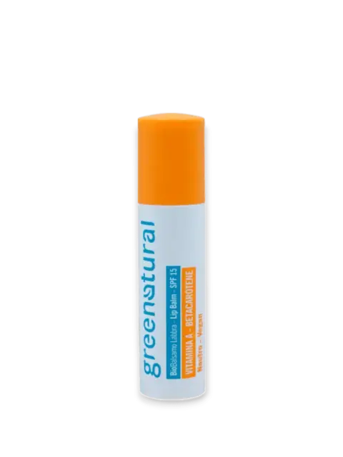 Хидратиращ слънцезащитен балсам за устни SPF 15 с витамин A – Greenatural