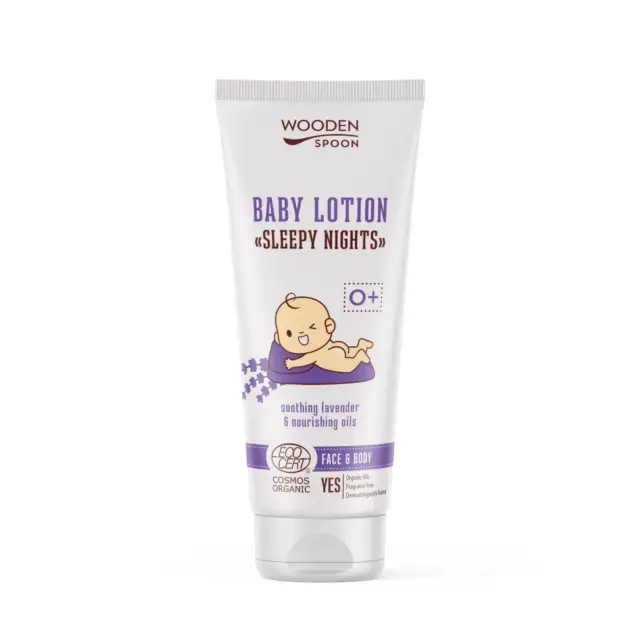 Sleepy Nights organic baby lotion, 100 ml Wooden Spoon