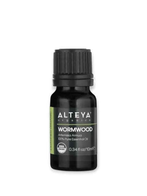 Масло от Artemisia Annua, органично, 10 ml, чисто етерично масло, подходящо за здравословни употреби и ароматерапия.