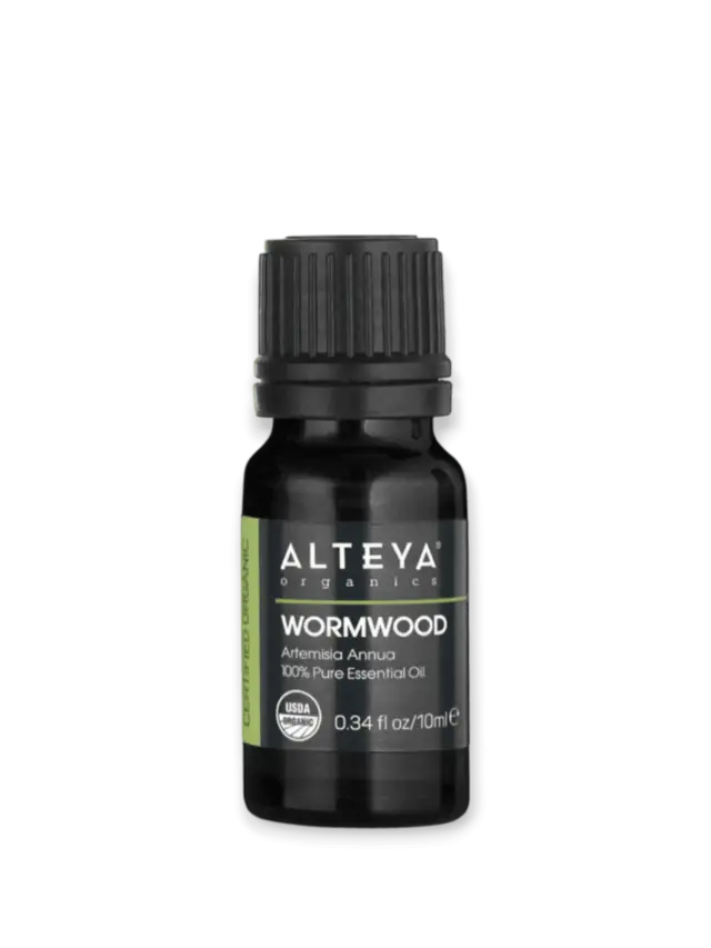 Масло от Artemisia Annua, органично, 10 ml, чисто етерично масло, подходящо за здравословни употреби и ароматерапия.