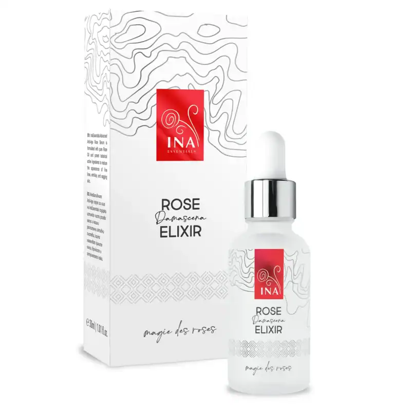 Интензивен Anti-Age Серум за лице с Био Розово масло - Rose Elixir